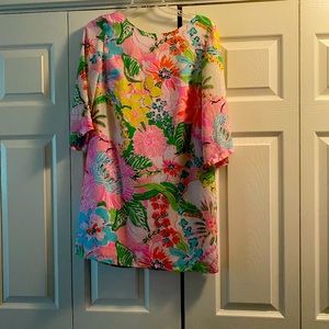 Floral shift dress